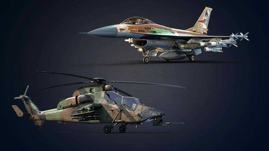 事前予約特典付き】EC-665ティーガー HAD-E & F-16A Block 10 ネッツ