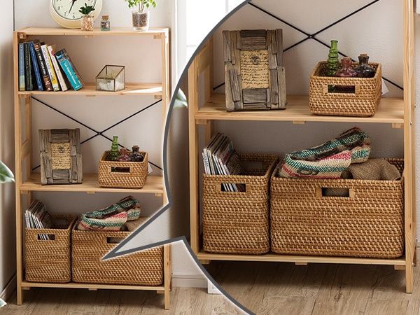 C12 木製ラック66cm 専用棚板 ナチュラル | 本棚・書棚・ブック