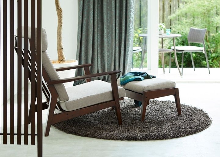 ウッド・ラウンジチェア オットマン ～ウッド・ラウンジチェア専用の