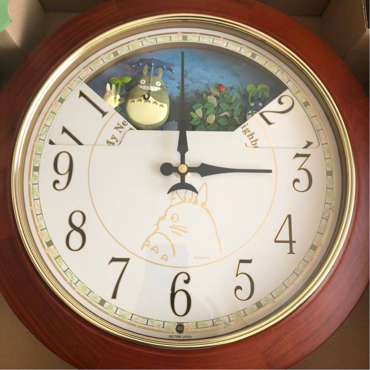 希少品！となりのトトロ メロディ付き掛時計 新品未使用【希少品
