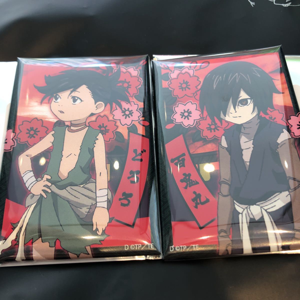 新品】どろろ 原画展 ふぉーちゅんスクエア缶バッジ 希少 百鬼丸幼少期