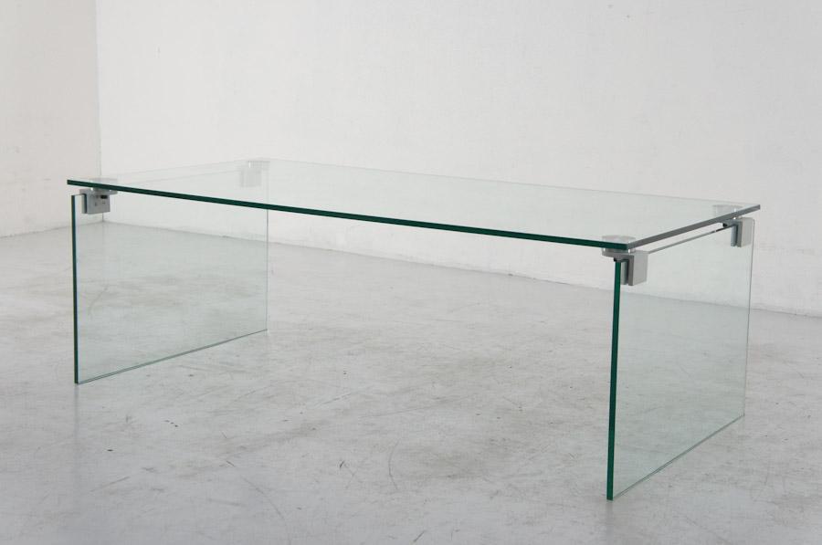 フランフラン サローネ コーヒーテーブル ガラステーブル クリア