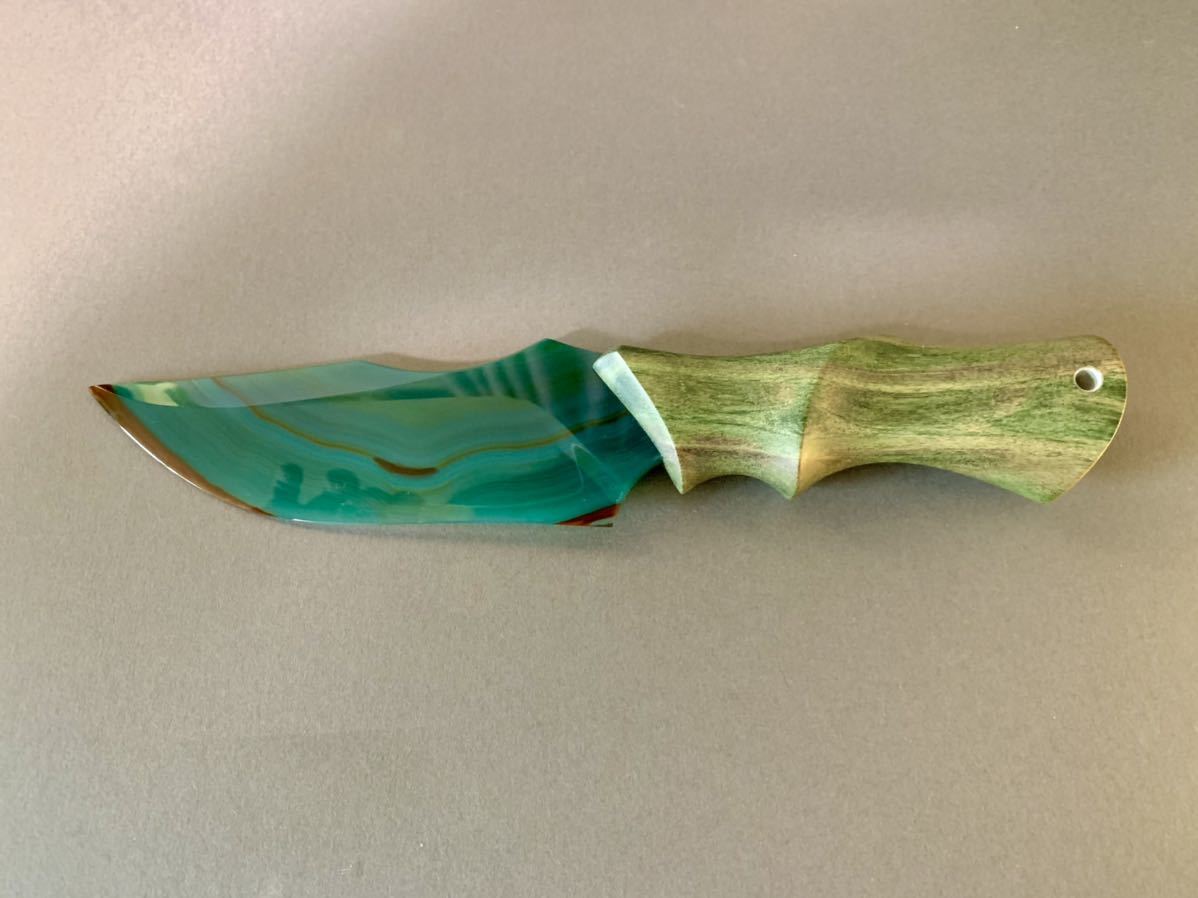 輝石工房 精霊石の箱庭 北林竹二 氏作 精霊石の御守り刀 u*d様 [一点物