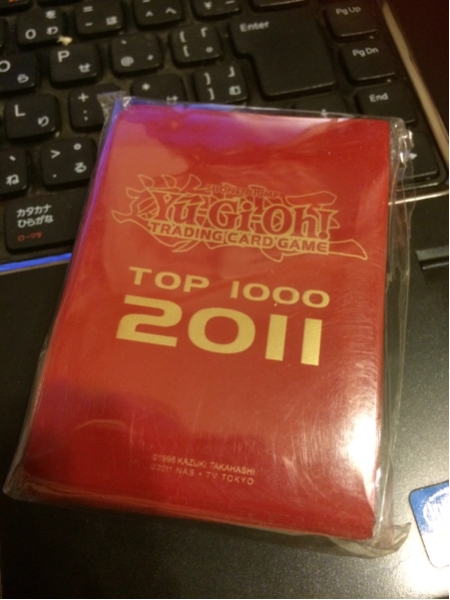 遊戯王 公式 WCQ2011 赤 スリーブ 遊戯王 スリーブ WCQ 2011 赤 80枚