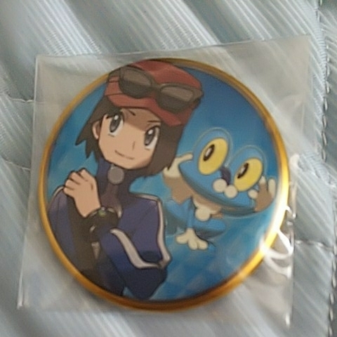ポケモン XY トレーナー 缶バッジ カルム ポケモン XY カロス地方