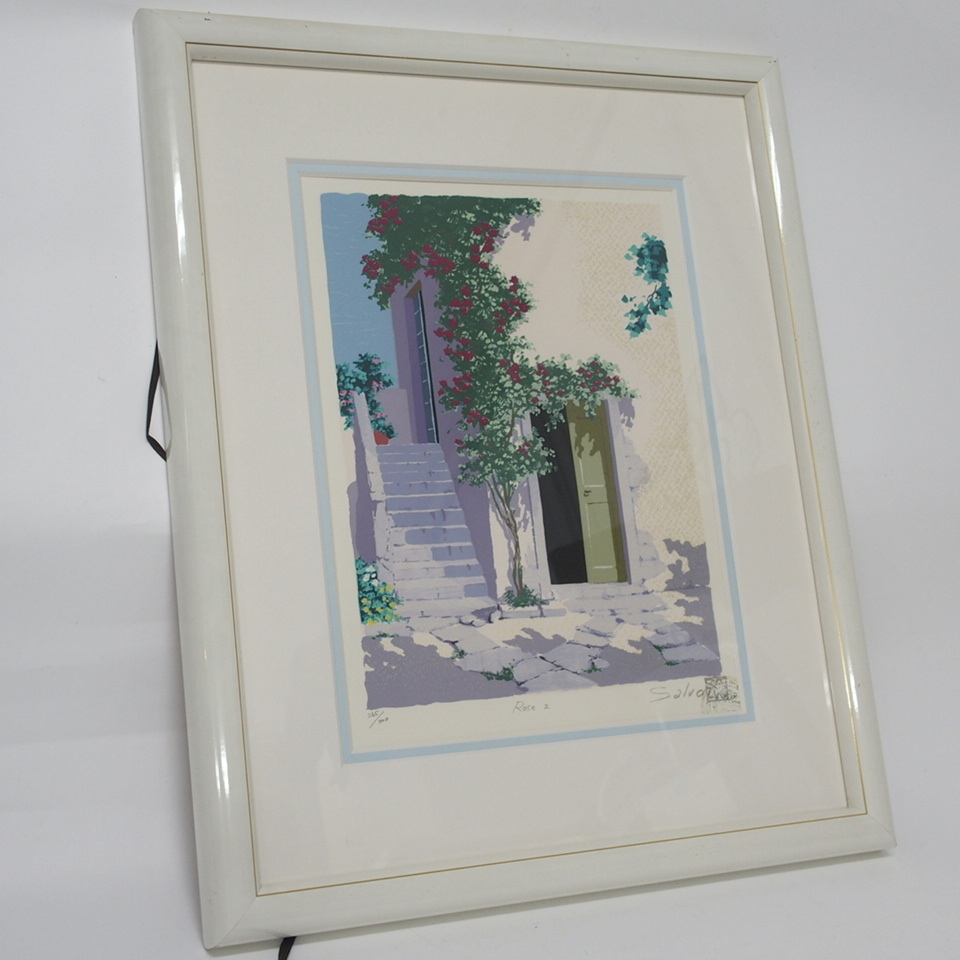 希少 額装 サルボ SALVO 風景画 シルクスクリーン 【公式通販】