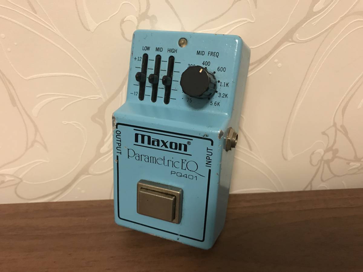 希少エフェクター！ MAXON PQ401 Parametric EQ イコライザー マクソン