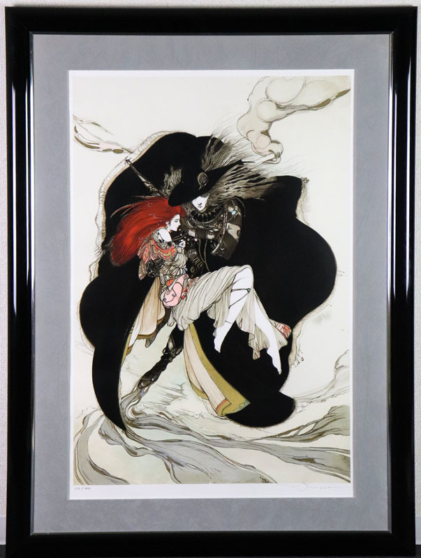 アールビバン 天野喜孝 ジクレー『-出会い-』菊地秀行『吸血鬼ハンター