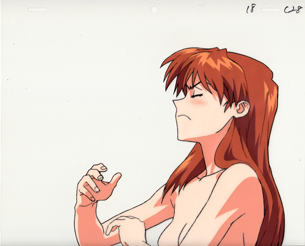 新世紀エヴァンゲリオン セル画 惣流・アスカ・ラングレー 1円～の落札