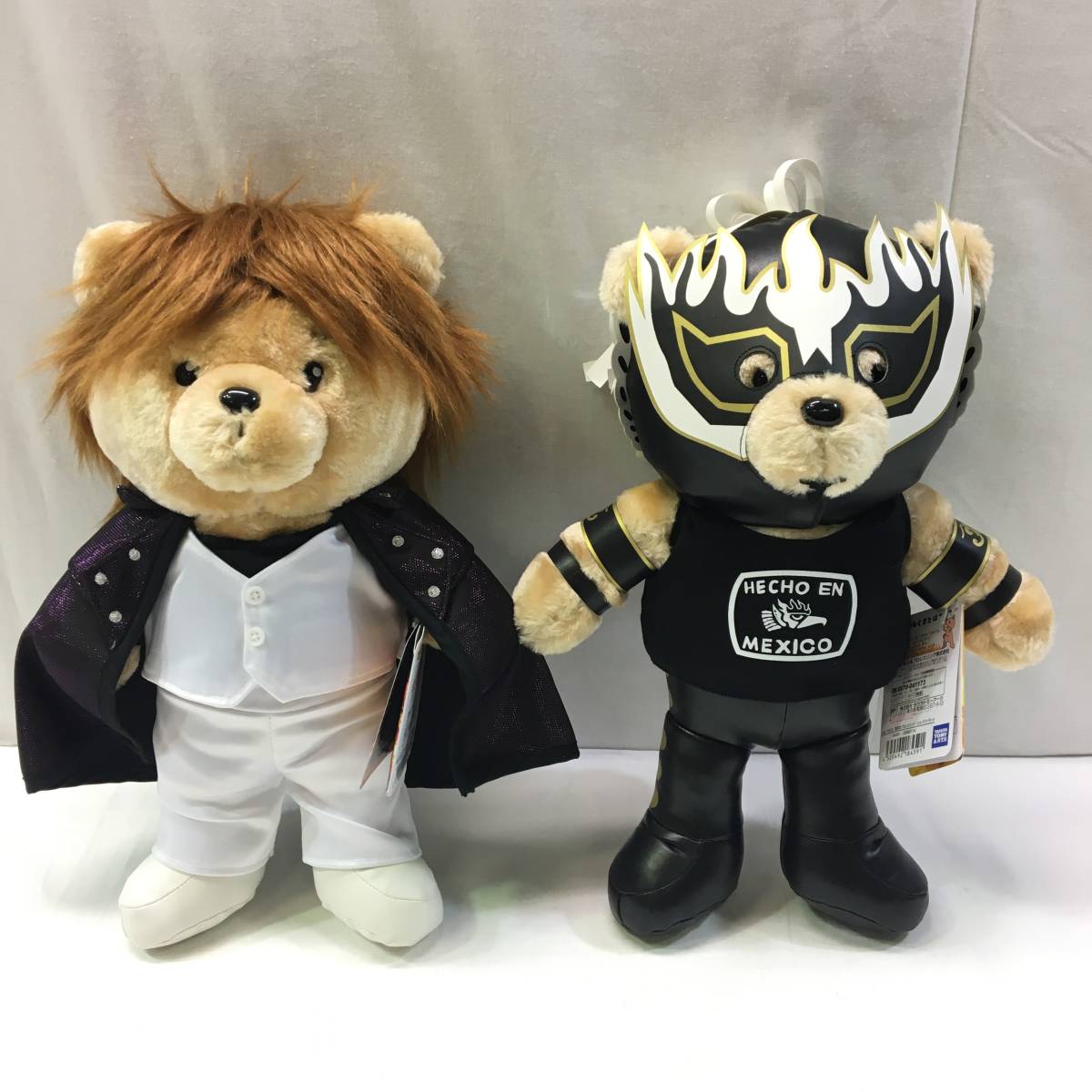 玩796 ぬいぐるみ タカラトミー マネくま 新日本プロレスリング エル