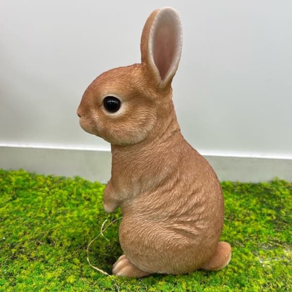 園芸ネット本店｜WooBia：立つベージュ白ウサギ（大）（H12319-3） の