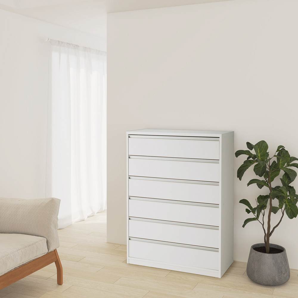 気軽に動かせる隠しキャスター付きワイドクローゼットチェスト 幅90cm