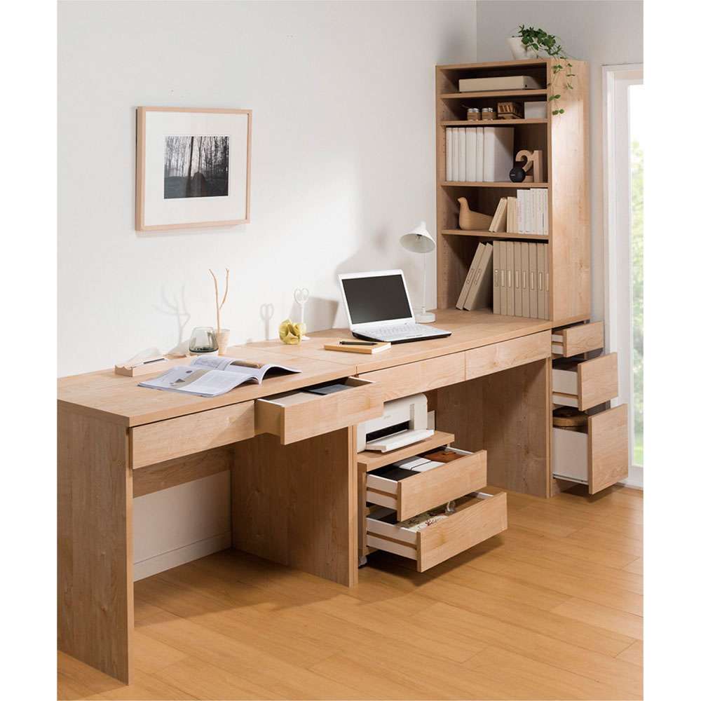 天然木調 配線すっきりデスクシリーズ デスク・幅150奥行60cm 通販