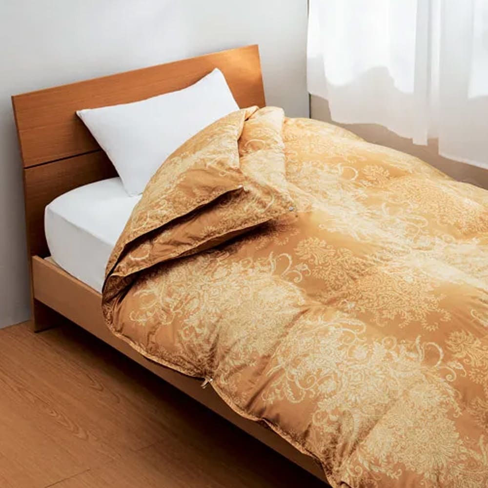 羽毛布団 キング 増量 抗菌防臭羽毛 日本製 サンドベージュ色 訳あり