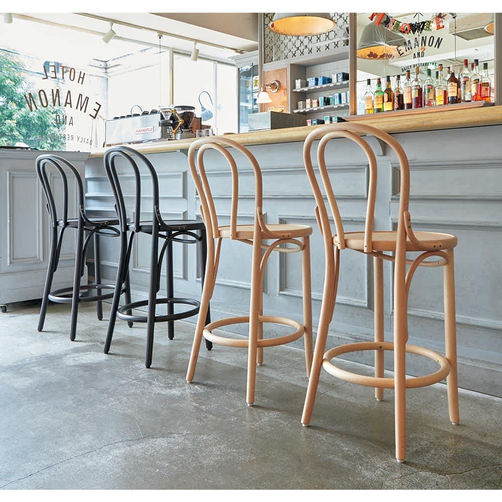 No.18 カウンターチェア 曲げ木天然木ハイスツール ［TON・トン］ 通販