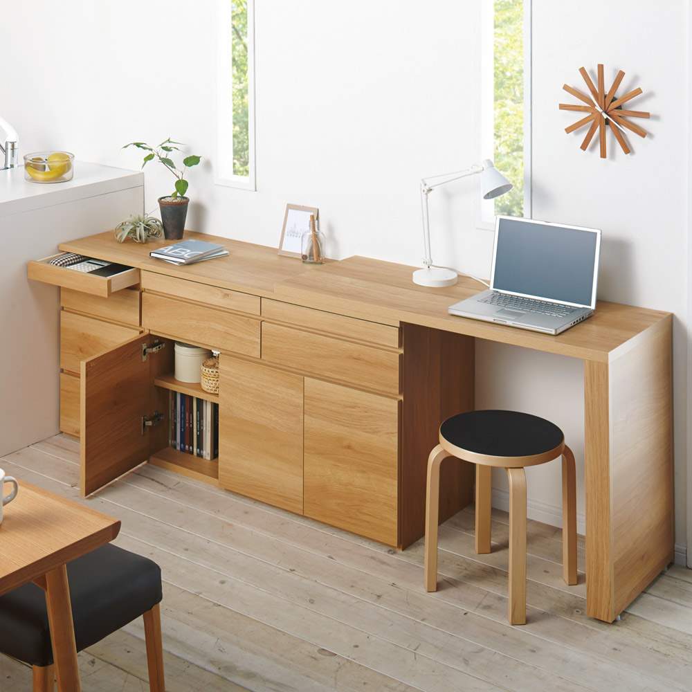 伸長式デスク＆キャビネット用 チェスト単品【ローチェスト】 通販