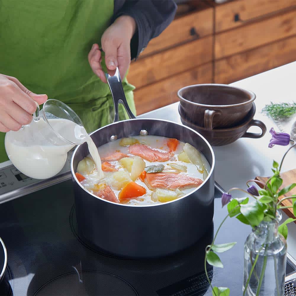 京セラ セラブリッド片手鍋20cm（ガラスふた付き） 通販 - ディノス