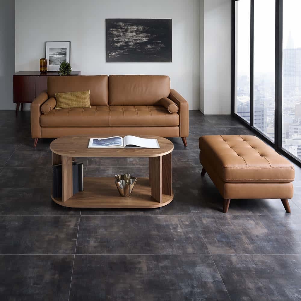 Ostrava/オストラヴァ 革張りソファ オットマン 通販 - ディノス