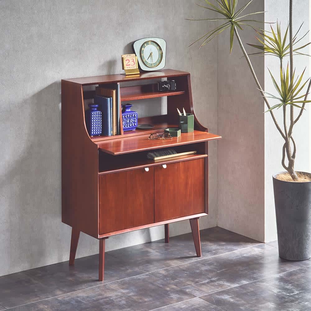 北欧ビンテージ風Vライティングデスク 通販 - ディノス