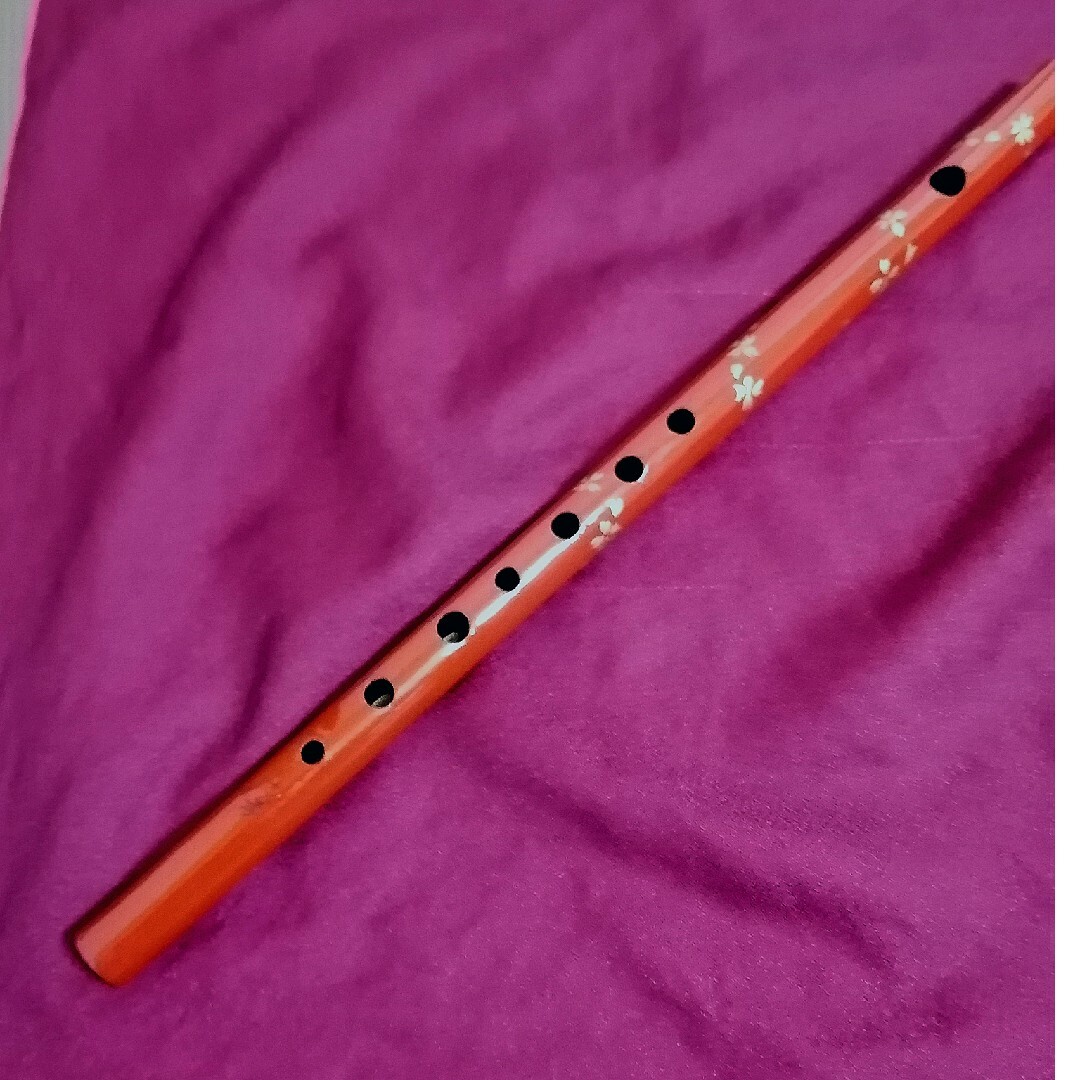 篠笛 志孝 古典調子(蝶の舞) 素竹総塗り 受注品の通販 by まつ's shop