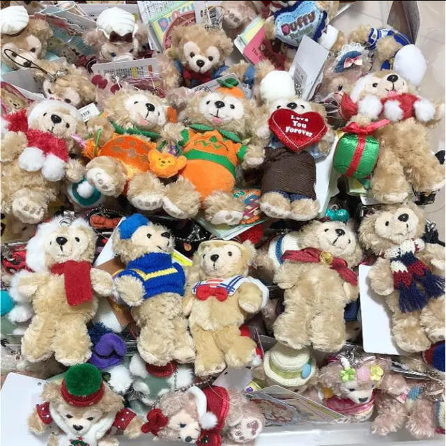 ダッフィー - 歴代のダッフィー＆シェリーメイ ぬいぐるみストラップ