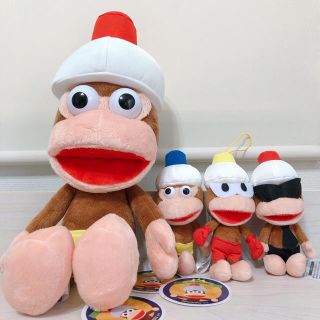 サルゲッチュ ピポサル BIGぬいぐるみ&大きめマスコット4点セットの