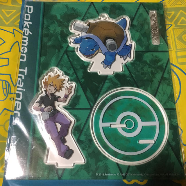 ポケモントレーナーズ アクリルスタンドキーホルダー グリーン