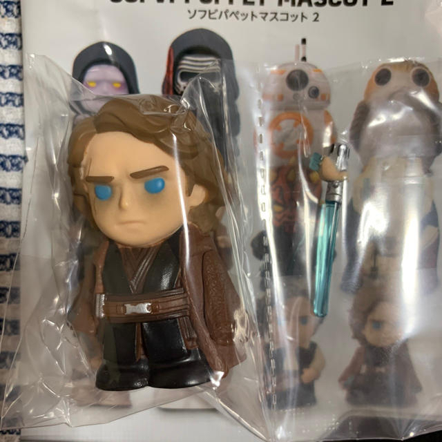 スターウォーズ ソフビパペットマスコット アナキン、オビワンセットの