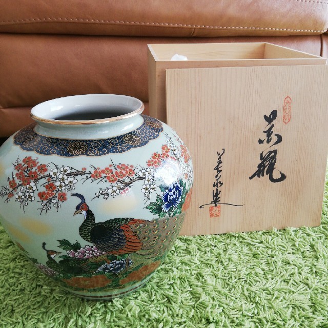 九谷青窯 - 九谷焼 壺 花瓶の通販 by キノコ38's shop｜クタニセイヨウ