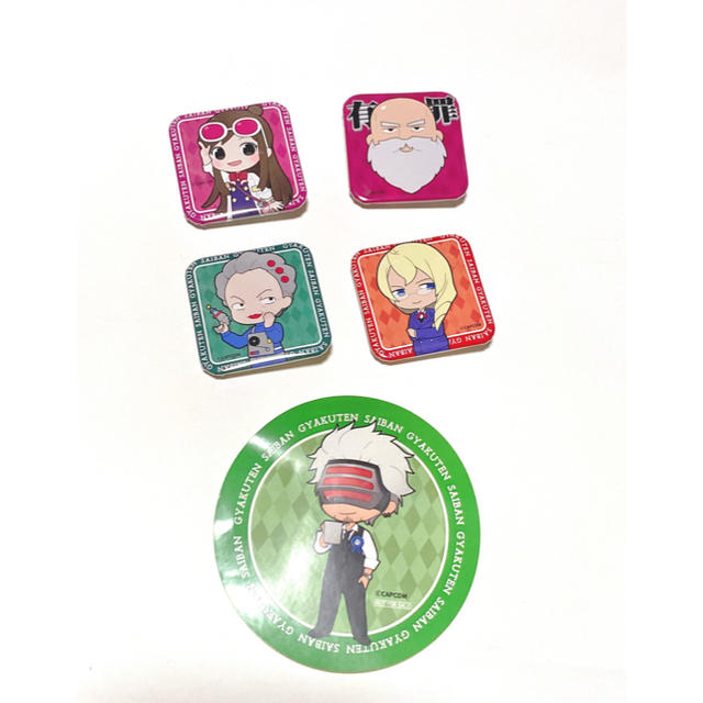 CAPCOM - 逆転裁判15周年記念 「逆転裁判画廊」 トレーディング缶