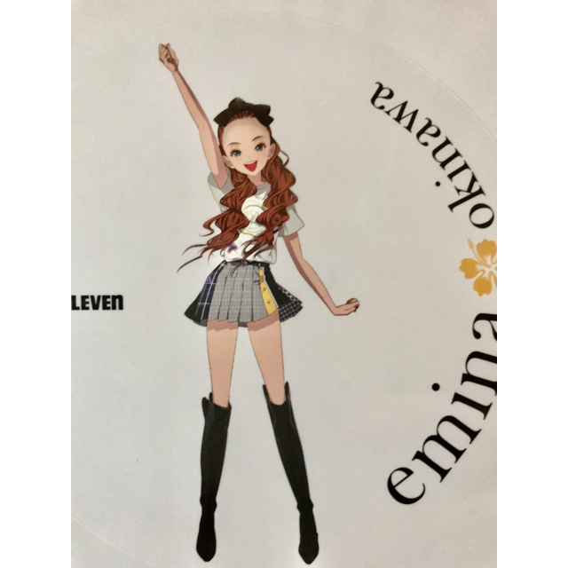 値下げ☆エミーナ 絵皿 ステッカー 限定 安室奈美恵の通販 by さくら's