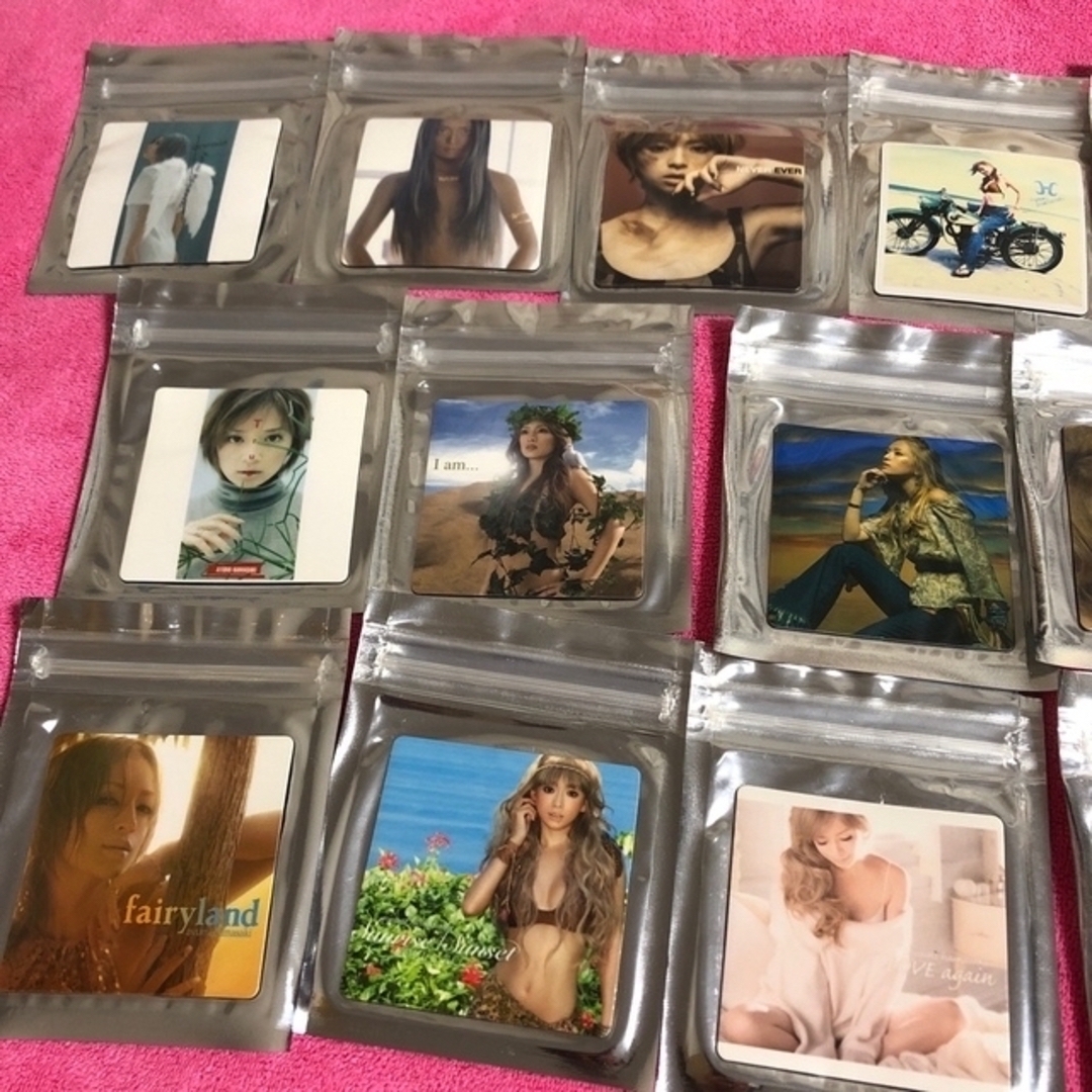 激レア 浜崎あゆみ 15周年記念 ジャケ写 マグネット 16種 おまけ付きの