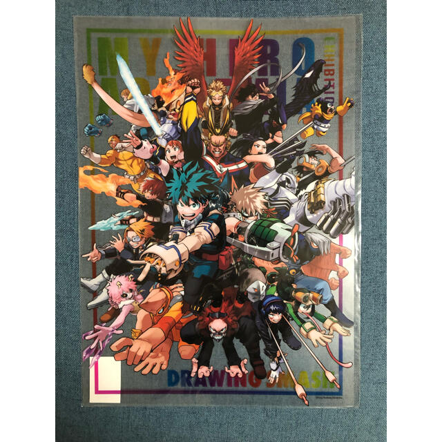 集英社 - 僕のヒーローアカデミア A3クリアポスター ヒロアカ展KV ver