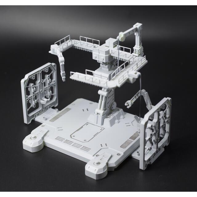 RG 1/144 ジオラマベース基地格納庫ディスプレイ、ガンプラ展示用 通用
