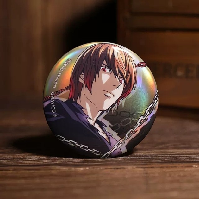 DEATH NOTE デスノート 中国限定 オーロラ缶バッジ 全2種セットの通販