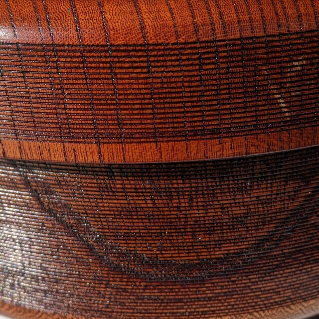 茶道具 お茶お櫃 ケヤキ一刀彫 高級品 【公式通販】