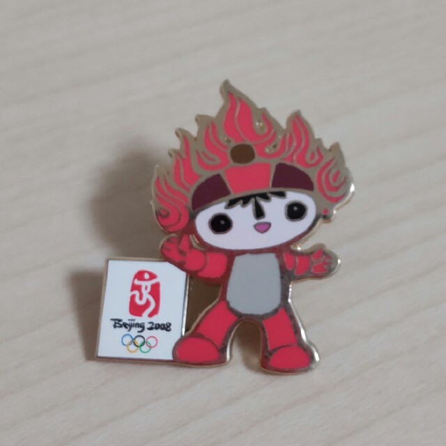 北京オリンピック2008 マスコット “歓歓(ファンファン)” ピンバッジの