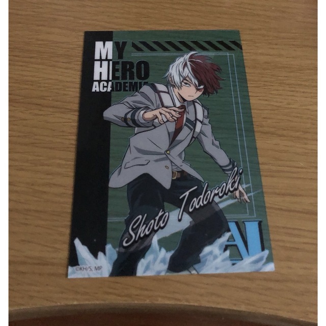 集英社 - ヒロアカ ポストカードサイズ クリアカード 轟焦凍の通販 by