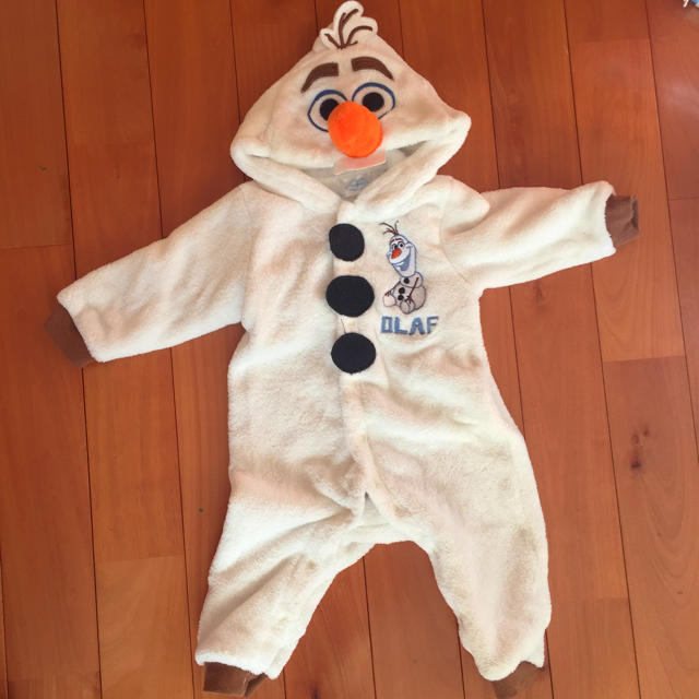Disney - オラフ もこもこロンパース 80の通販 by 、｜ディズニーなら