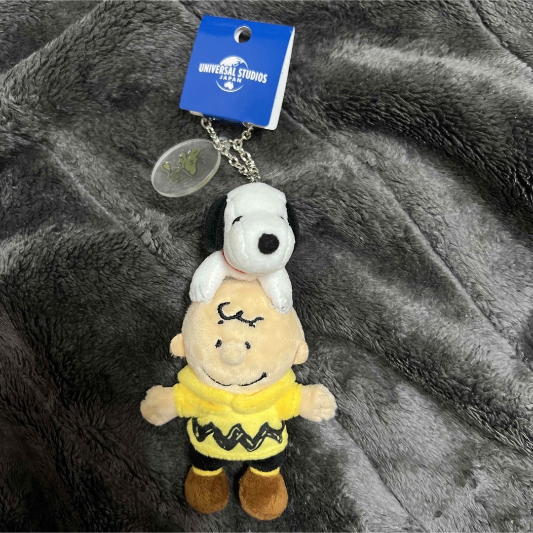 USJ限定 スヌーピー&チャーリーブラウン マスコットキーチェーン