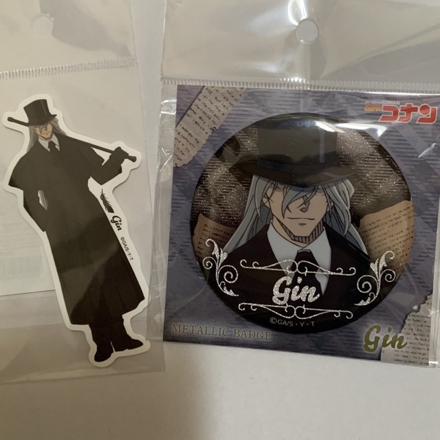 名探偵コナン【コナンプラザ限定】ジン【2点セット】メタリック缶