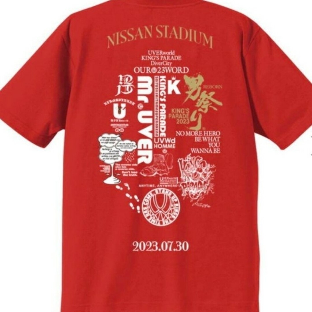 UVERworld - UVERworld 日産スタジアム男祭り2023限定Tシャツ ウーバー