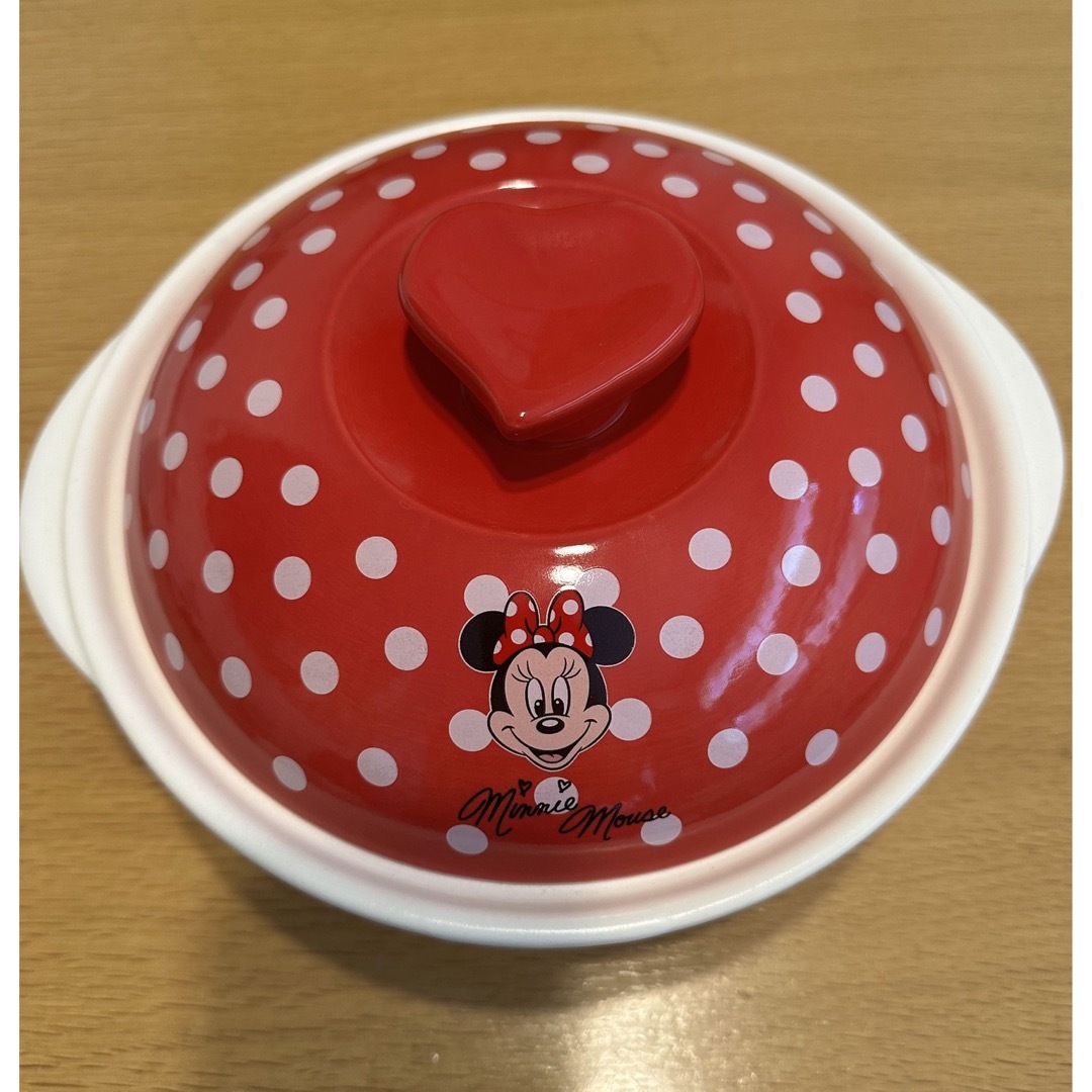 Disney - ディズニーリゾート限定 ミニーちゃんの土鍋 フタ蒸し器付き