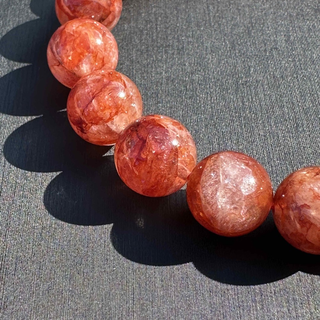 G863 ライモナイトインクォーツ 天然石 パワーストーン ブレスレットの