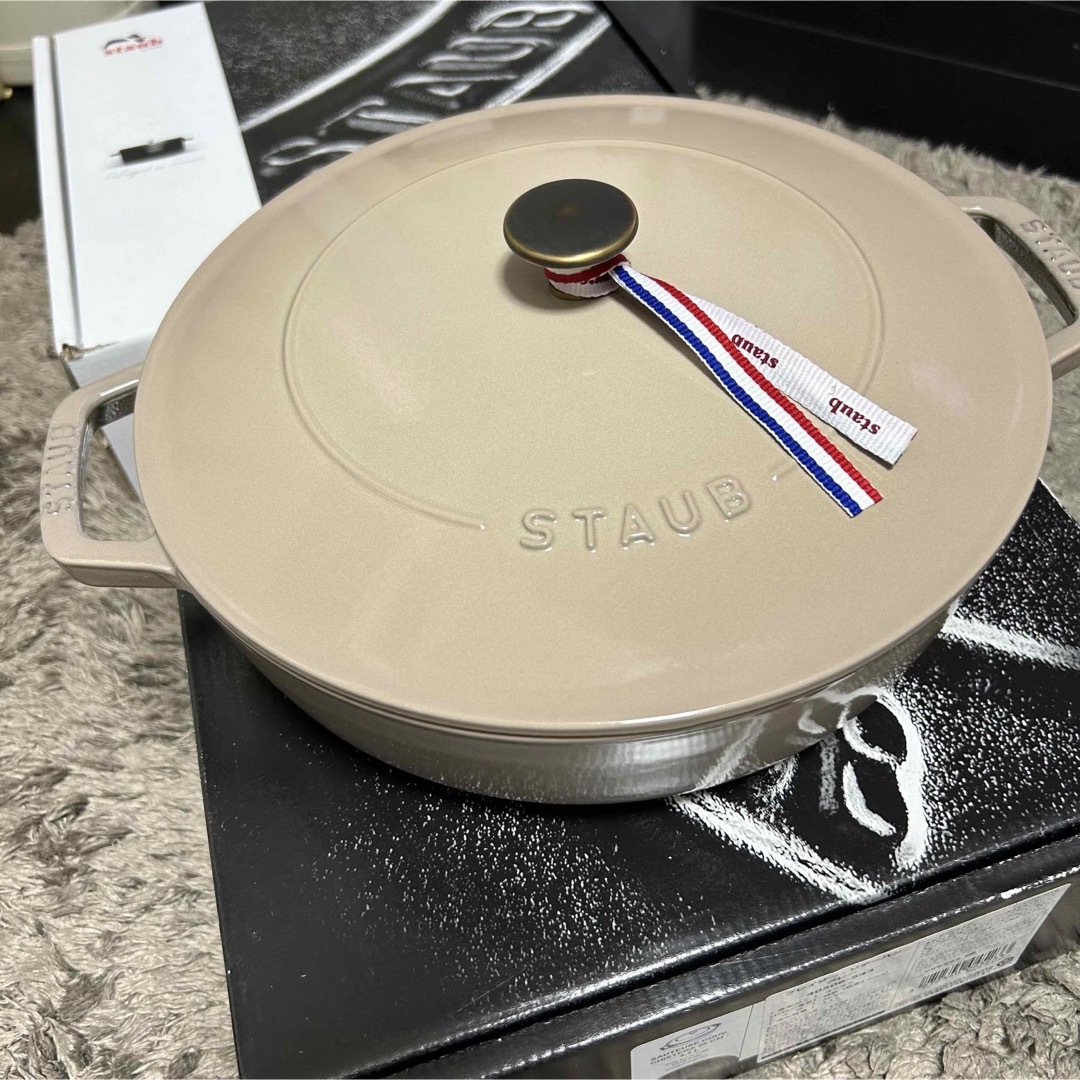 STAUB - 【新品 レア】ストウブ ブレイザー ソテーパン 26cm リネン