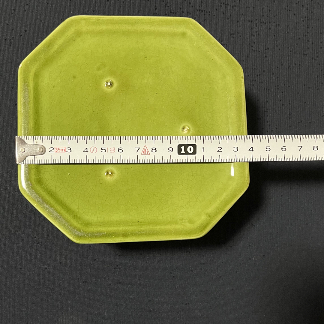 マッチ立て付き灰皿 緑系 四角 昭和初期 レトロの通販 by さくま's