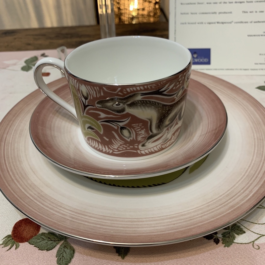WEDGWOOD - 未使用 限定品 ウェッジウッド リカンベント ディア トリオ