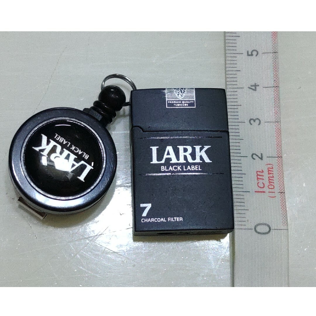 ラーク ミニライター ブラックレーベル リール付き かわいいライター