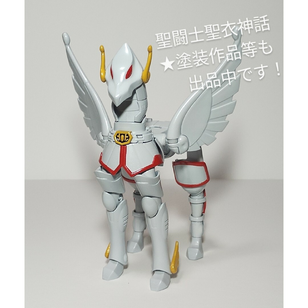 聖闘士星矢 キグナス氷河 初期青銅聖衣 ソフビ フィギュア 塗装作品