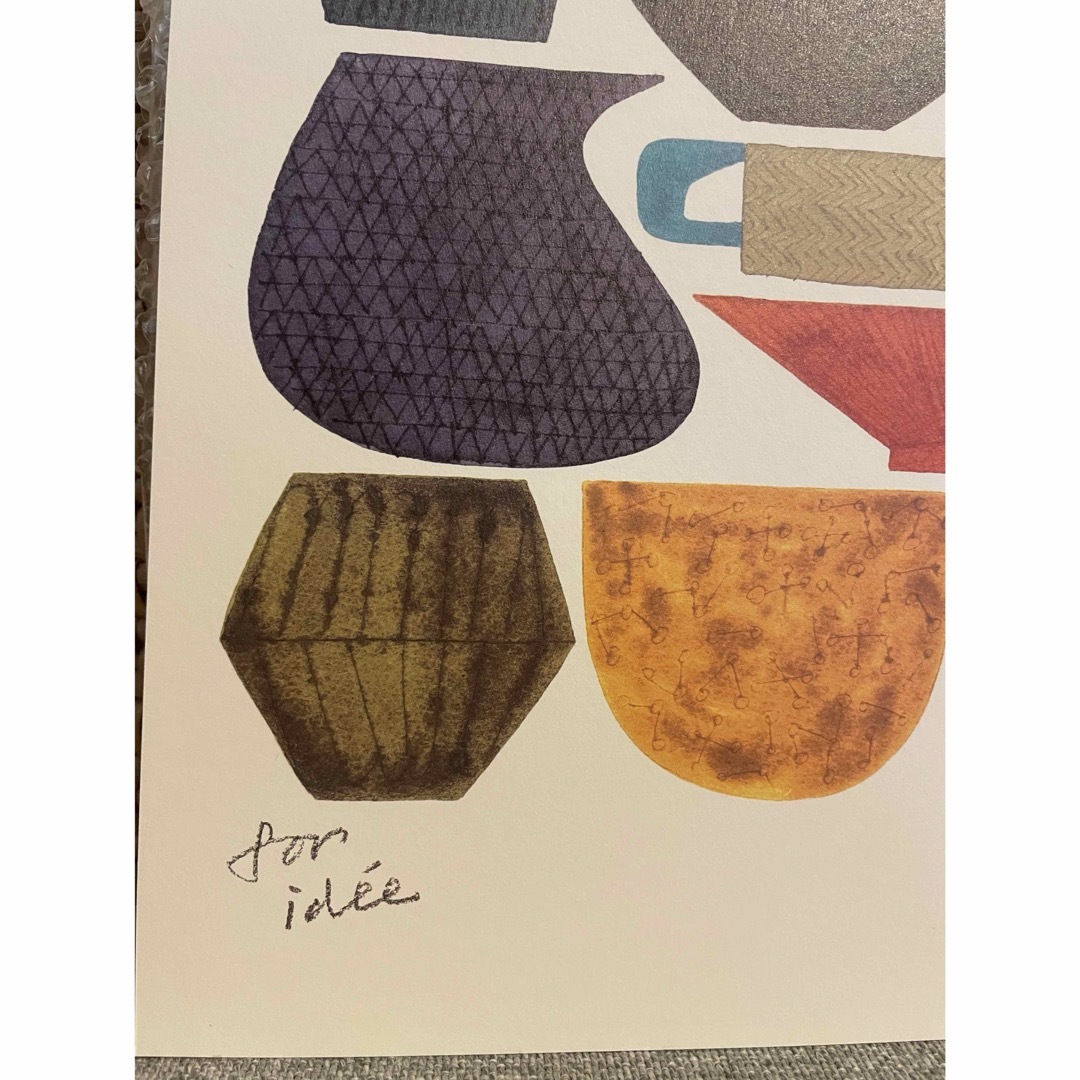 IDEE - BIRDS' WORDS バーズワーズ ウツワ シルクスクリーン ポスター